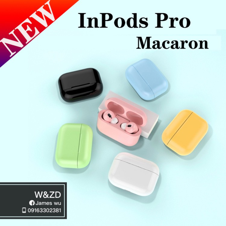 Tai nghe Bluetooth inpods pro TWS 5.0 FULL MÀU HÀN QUỐC TAI NGHE CẢM ỨNG VÂN TAY(MÃ INPOD PRO 3)