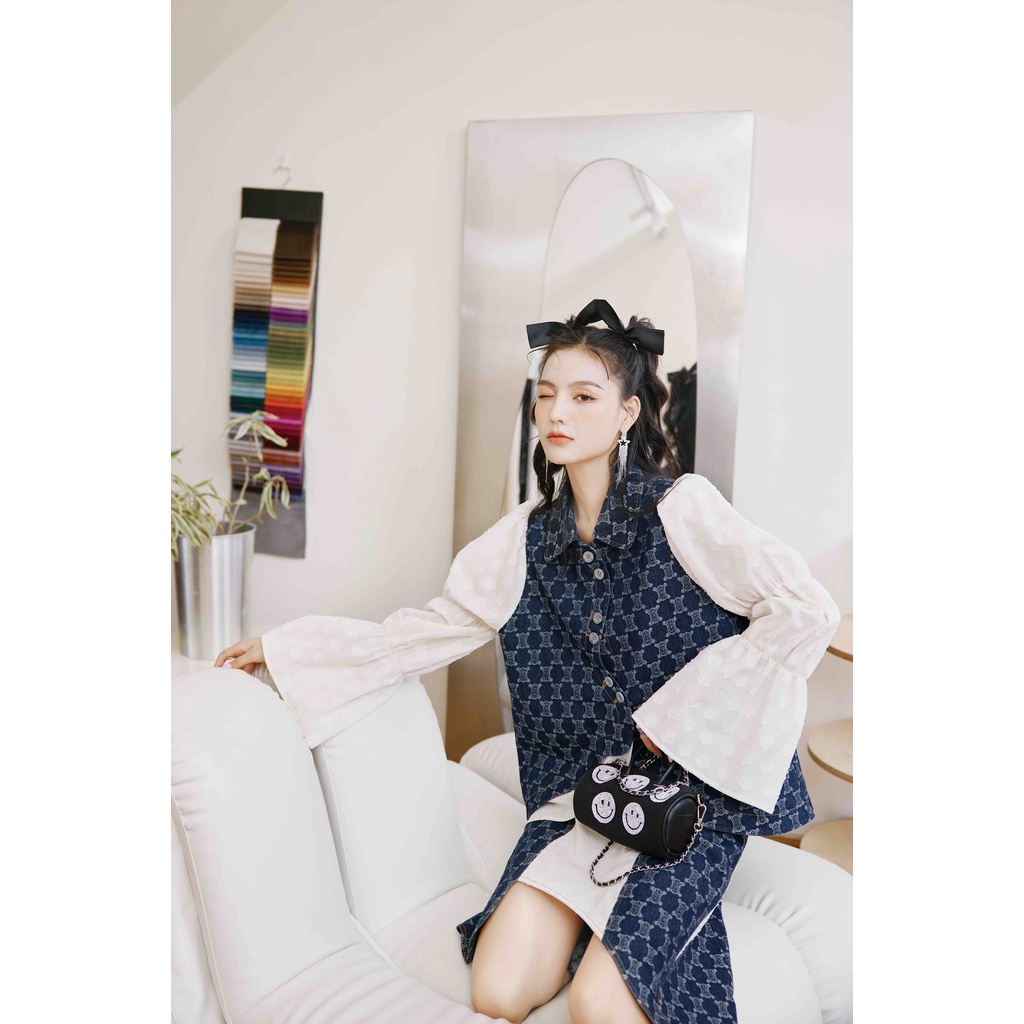 Iris Boutique IJ025-IK029 21/Falls Rome dating set- Chân váy + áo nữ thời trang thu đông | BigBuy360 - bigbuy360.vn