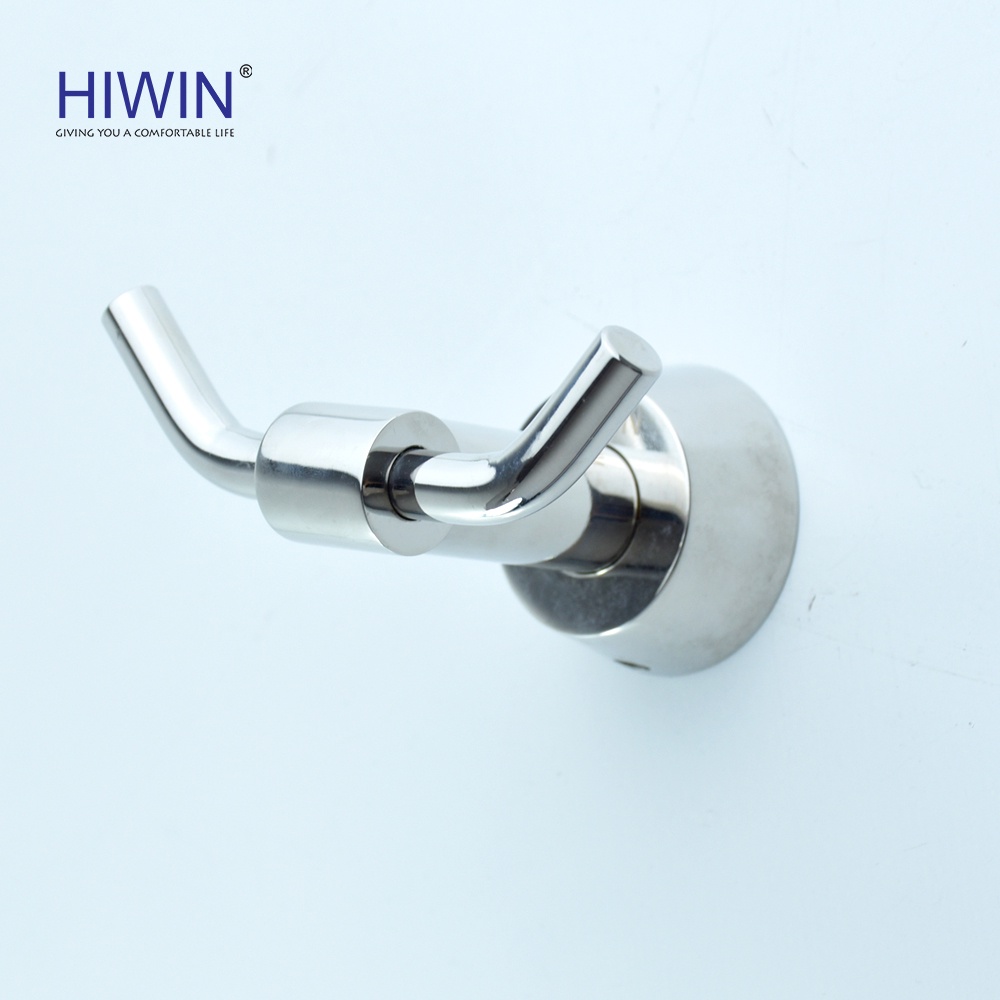 Móc treo quần áo đôi inox 304 mặt gương HIWIN Y-630