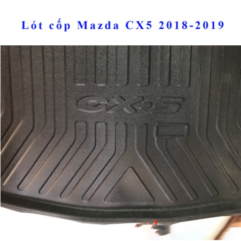 Lót cốp xe Mazda Cx5 2018-2021 nhựa dẻo, không thấm nước, không mùi