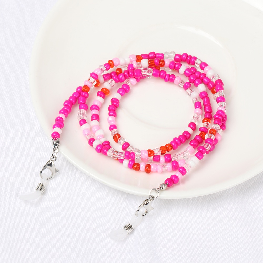 Dây Đeo Cổ Gắn Hạt Acrylic Thời Trang Chống Thất Lạc Cho Nam Nữ