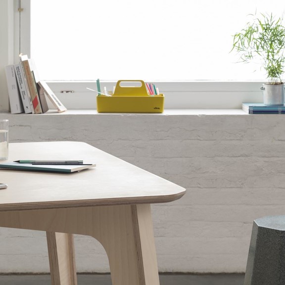 Hot Desk, Bàn họp team 4 chổ ngồi DEK_013, 110x110x74cm, bàn gỗ Scandi Home