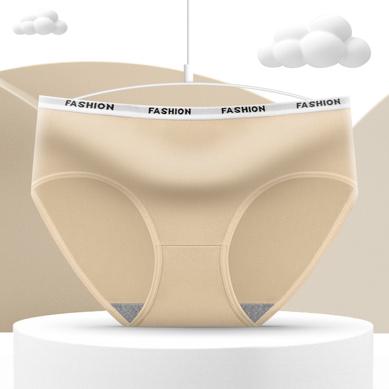 Quần lót AOWEINISI cotton thoáng khí kháng khuẩn không in hằn vết thời trang dành cho nữ