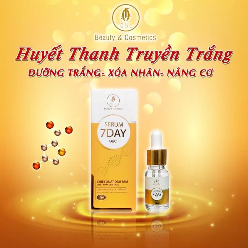 [CHÍNH HÃNG] Serum 7day, huyết thanh truyền trắng 7 day olic 10ml | BigBuy360 - bigbuy360.vn