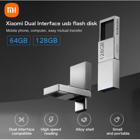 Usb Chuyển Đổi Giao Diện Type-C Cho Điện Thoại Máy Tính Xiaomi 64G 128G