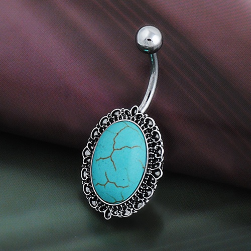 Khuyên rốn bằng thép y tế phong cách Bohemia