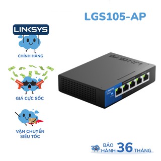 Mua Thiết Bị Chia Mạng Linksys Switch LGS105 Unmanaged 5-Port Business Gigabit