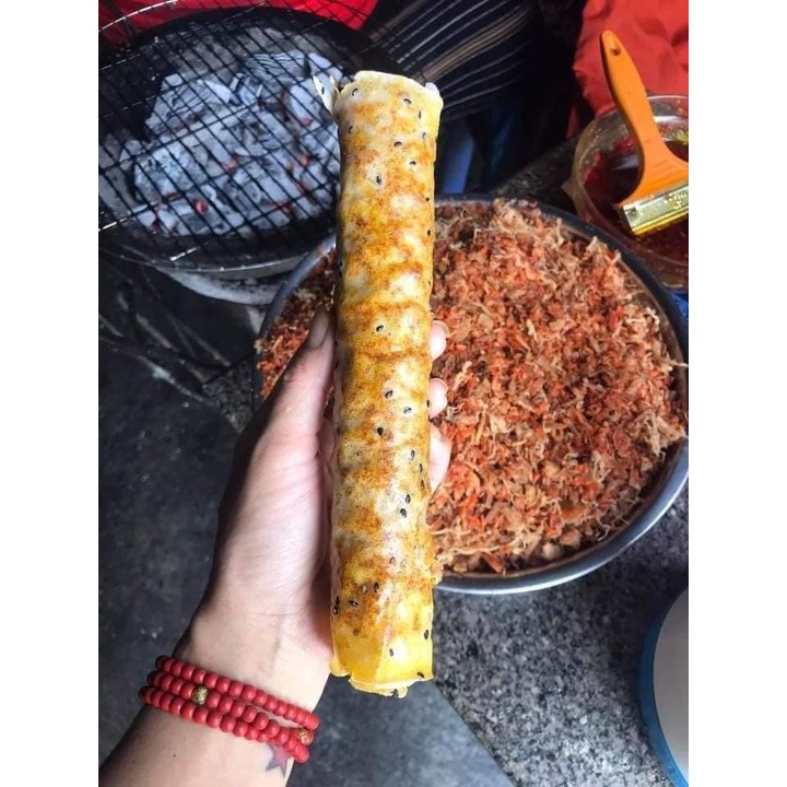 BÁNH TRÁNG CUỘN CHÀ BÔNG - DẶC SẢN PHAN RANG 1 CUỘN DÀI 20cm