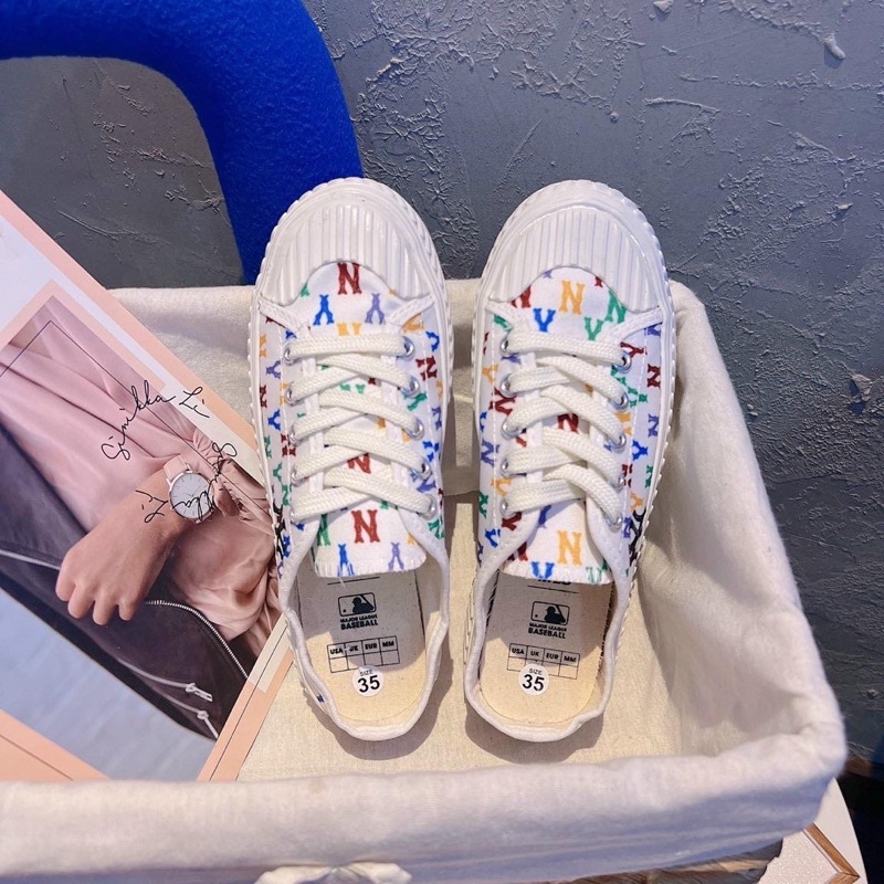 (Form to)Giày SỤC N.Y CHỮ THÊU HÀNG ĐẸP