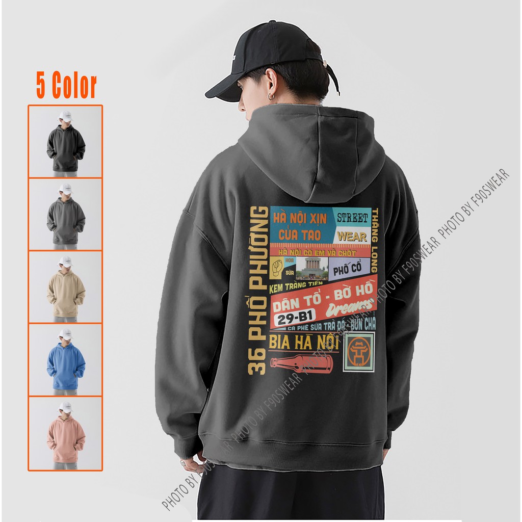 Áo hoodie nỉ bông nam nữ - áo mũ hoodie thu đông phong cách ulzzang nhiều màu chất nỉ bông dày đẹp HD4