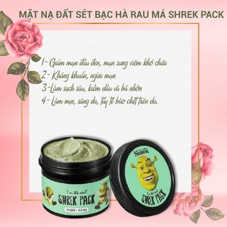 Mặt Nạ Đất Sét Bạc Hà Rau Má SHREK PACK
