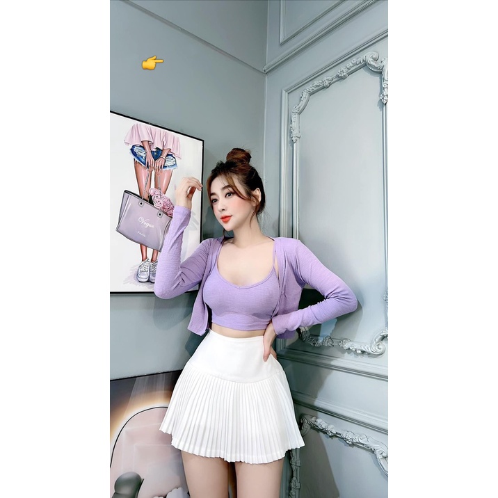 Áo Cardigan kèm 2 dây lót alohashop91