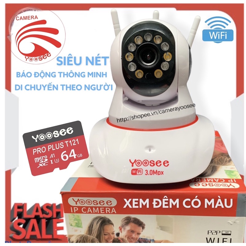 Camera Ip YooSee thông minh - Full HD 2.0Mpx Siêu nét VS100