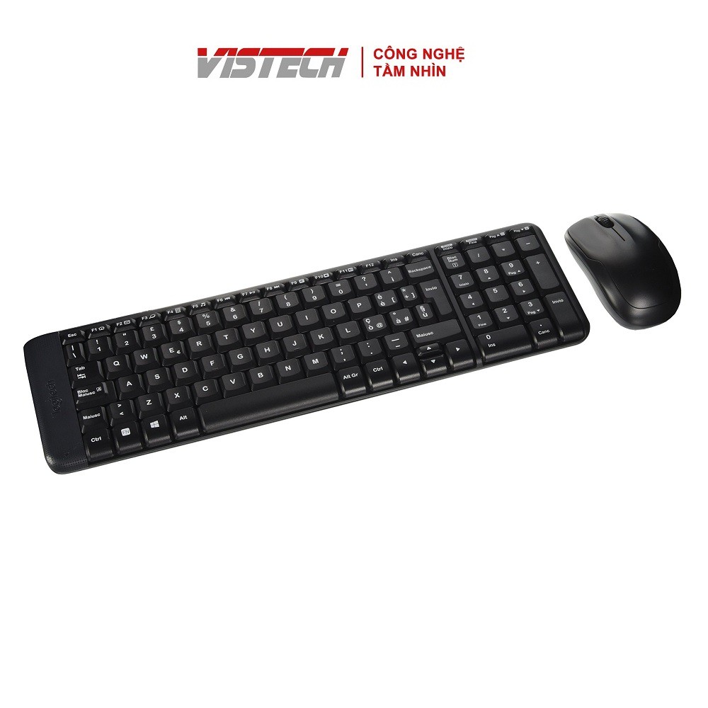 Bộ Bàn Phím Không Dây Logitech MK220