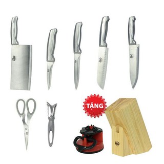 Bộ dao kéo 9 món thép không gỉ ILO Hàn Quốc