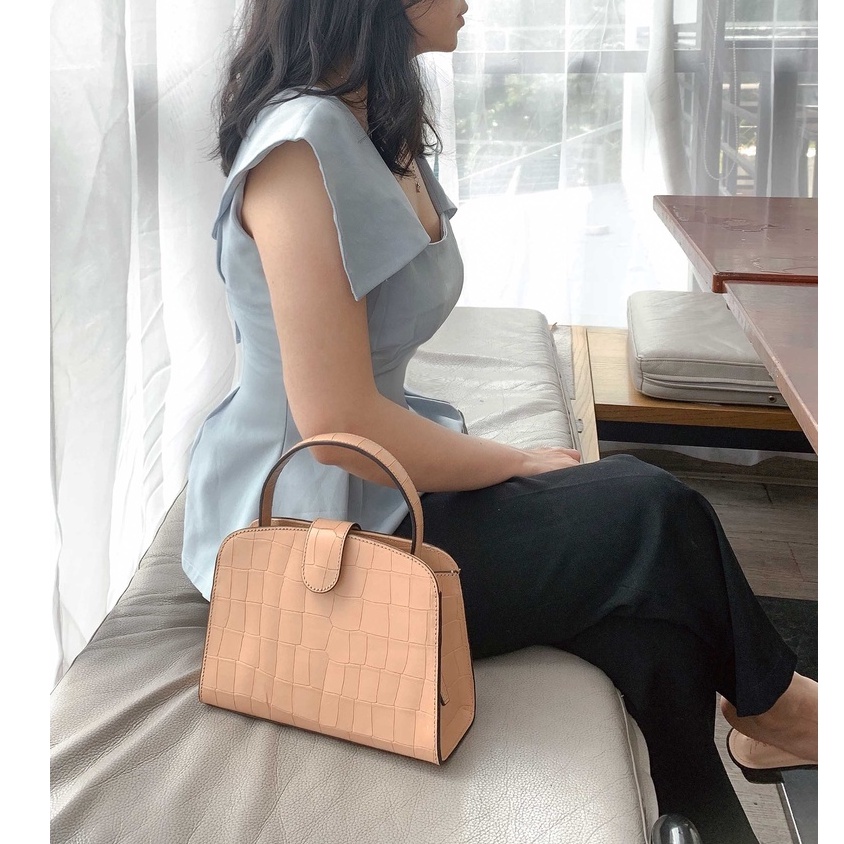 Túi quai xách Regina da thật Louis Castel 4 màu  SHLK137-140