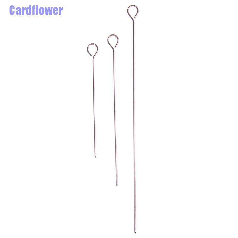 Bộ 10 Xiên Nướng bbq Đầu Tròn Bằng Inox Chuyên Dùng