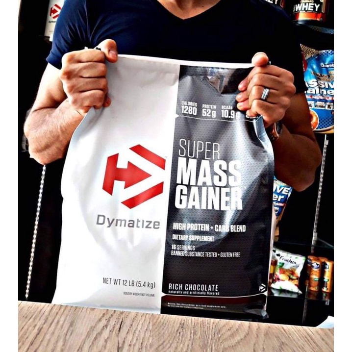 Dymatize Super Mass Gainer Sữa Tăng Cân Tăng Cơ 12LBS - 5,4Kg