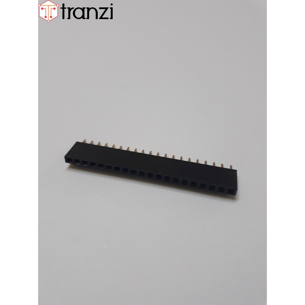 Giăm cắm 2.54mm đơn cái thẳng 20P 8.5mm đen - túi 10 cái