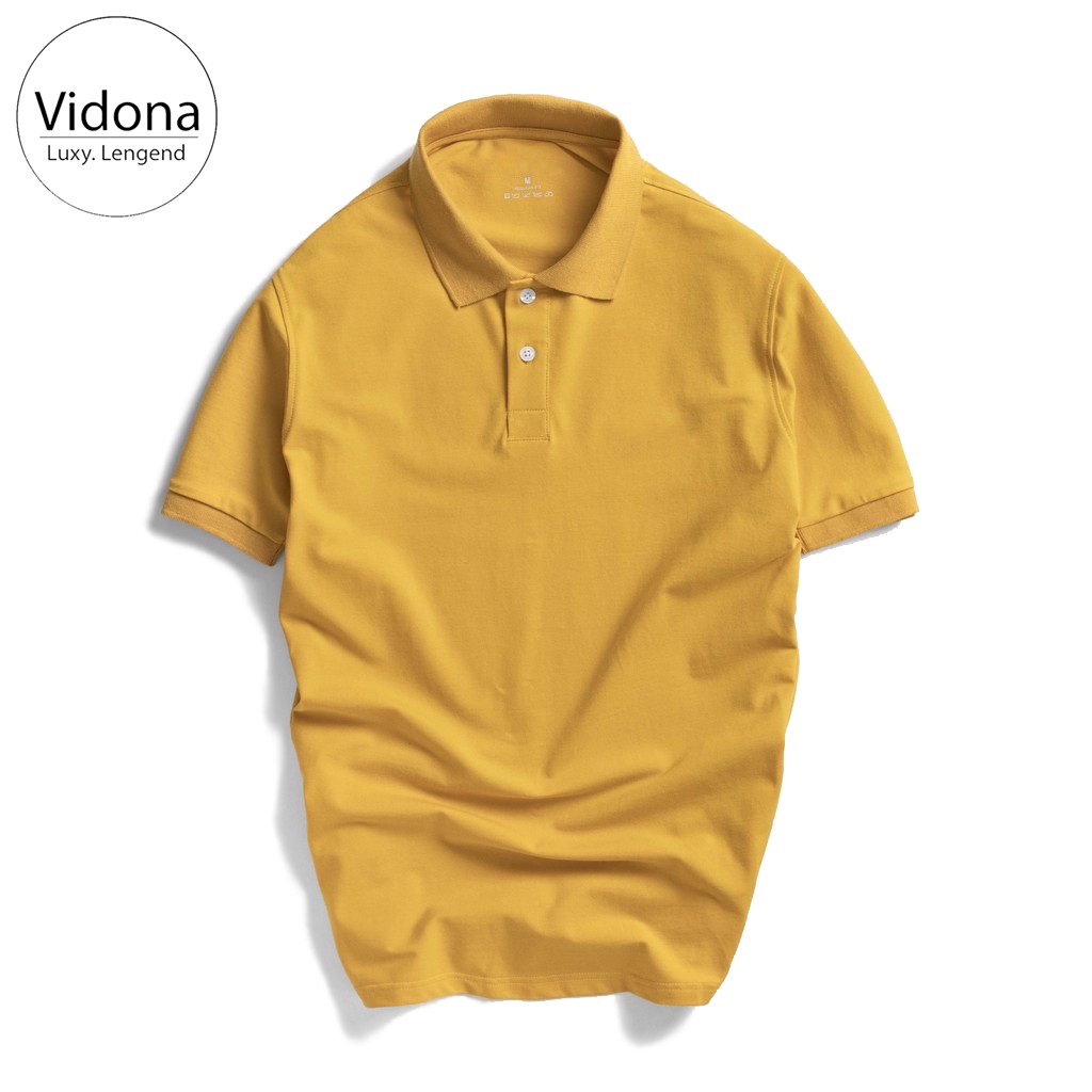 ÁO THỂ THAO NAM CỔ BẺ, TRƠN, VẢI COTTON CO GIÃN 4 CHIỀU