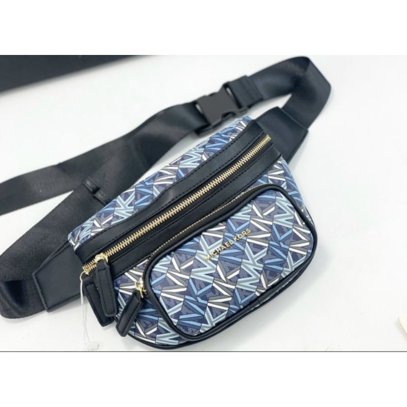 Túi Bao Tử, Túi Đeo Chéo M..K Logo Chữ Size 23cm, Hàng Chuẩn Loại Đẹp