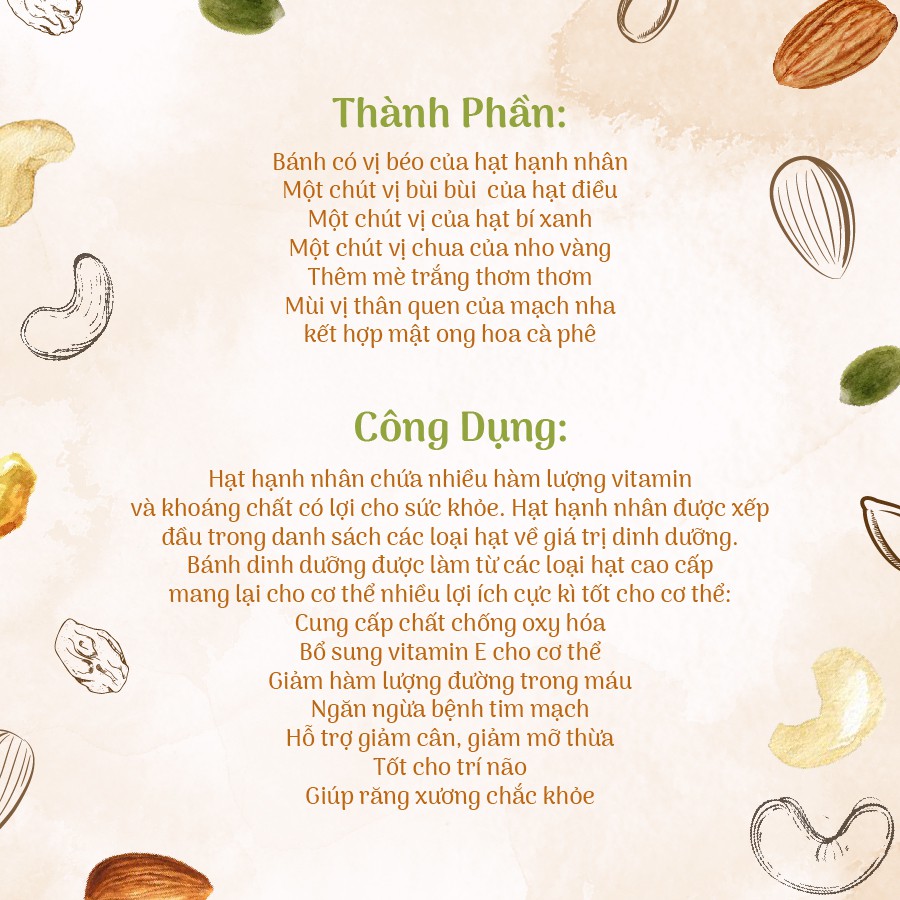 Bánh Mix Hạt Dinh Dưỡng Maison d'éte | BigBuy360 - bigbuy360.vn