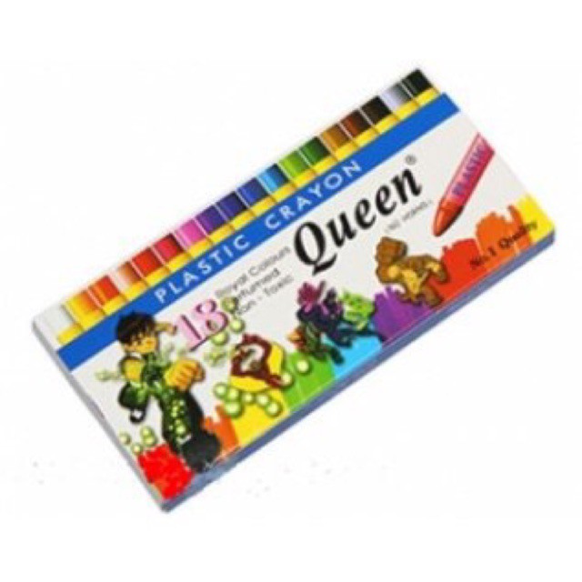 Bút sáp 18 mầu Queen - khách sỉ ib