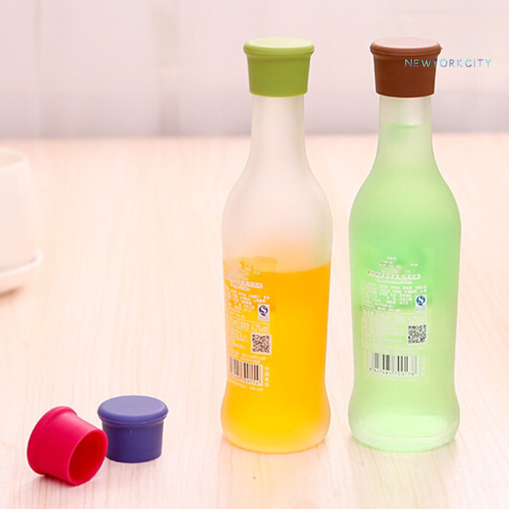 Set 2 Nắp Đậy Chai Rượu Bằng Silicone Tiện Dụng