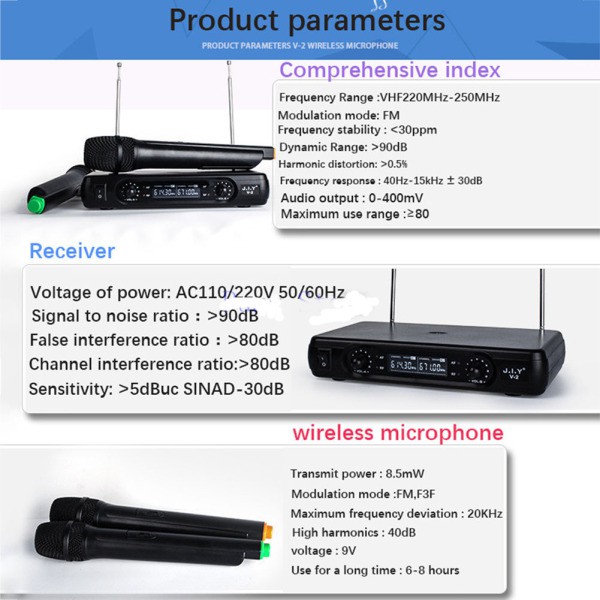 Micro không dây hát karaoke tại nhà có màn hình LCD chất lượng cao tiện lợi