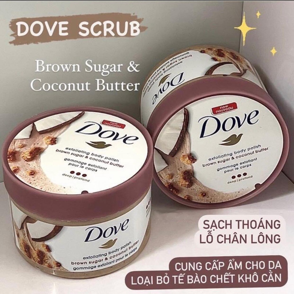 Kem Tẩy Tế Bào Chết DOVE EXFOLIATING BODY SCRUB