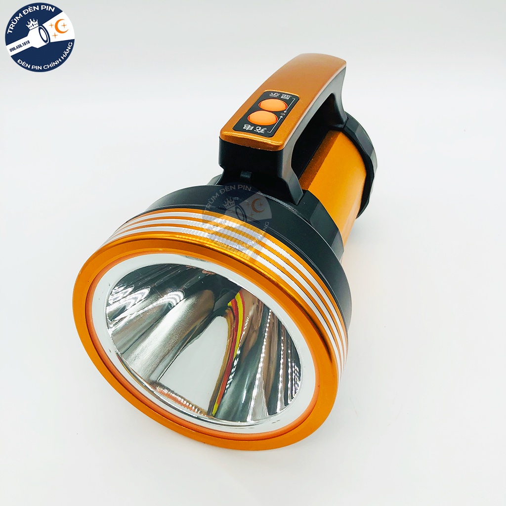 Đèn pin cầm tay siêu sáng 200W YUXING F8 LED Tích hợp năng lượng mặt trời, kèm tính năng sạc dự phòng cho điện thoại