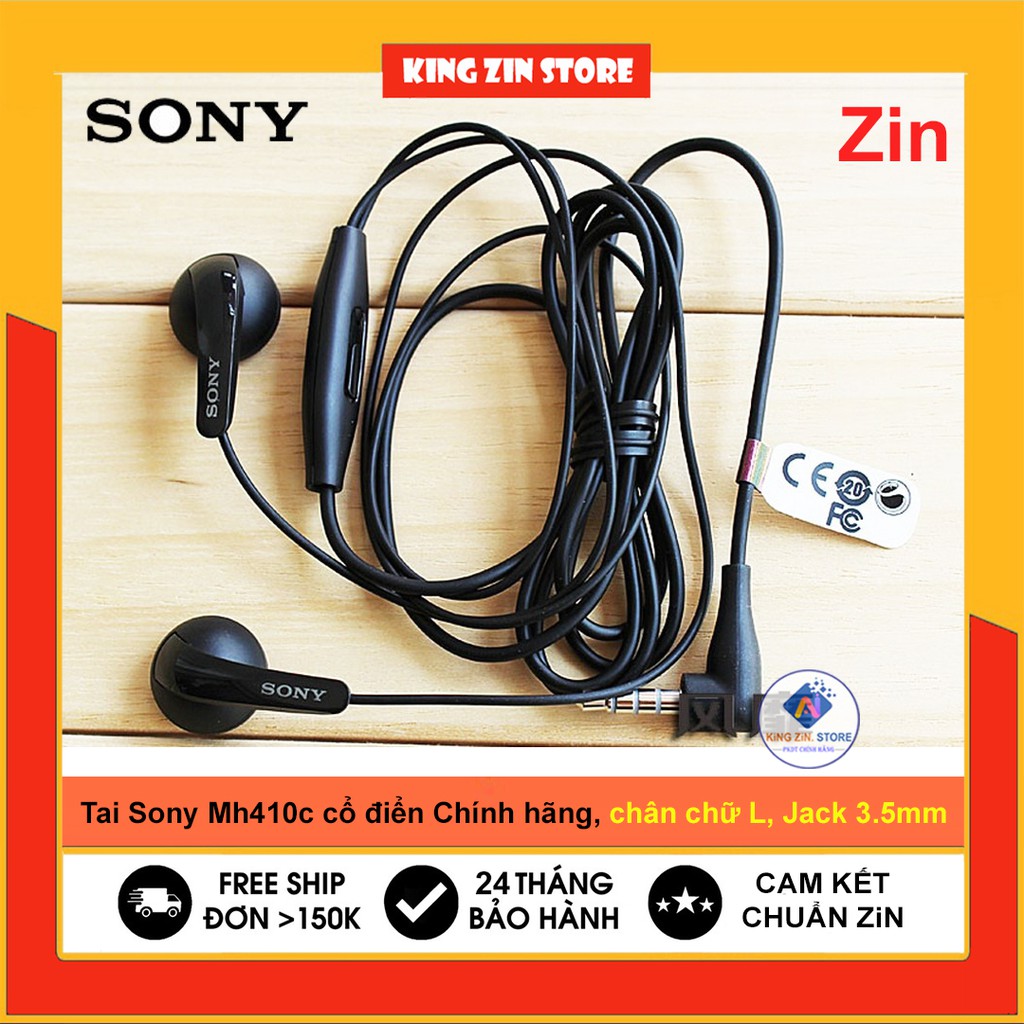 Tai nghe SONY Mh410c Chính Hãng, Bass siêu êm - Kèm Quà Tặng dây quấn bảo vệ