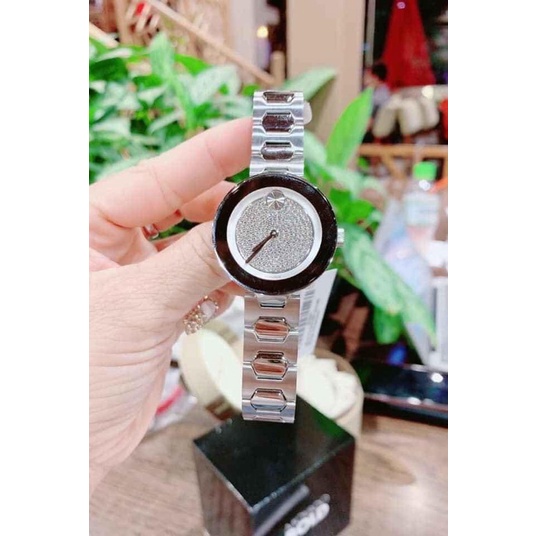 💃⌚️Đồng Hồ Nữ MOVADO Bold 3600567 Siver Glitz Dial Watch 32cm — Phong cách, thanh lịch và sang chảnh