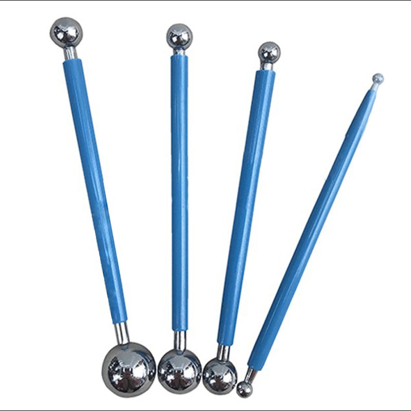 Bộ 10 bút cảm ứng chấm/ đầu bi tròn cho vẽ Mandala chuyên dụng
