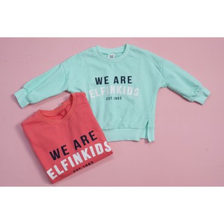 Áo nỉ da cá we are elfinkids 2 màu sp000817 + sp00820