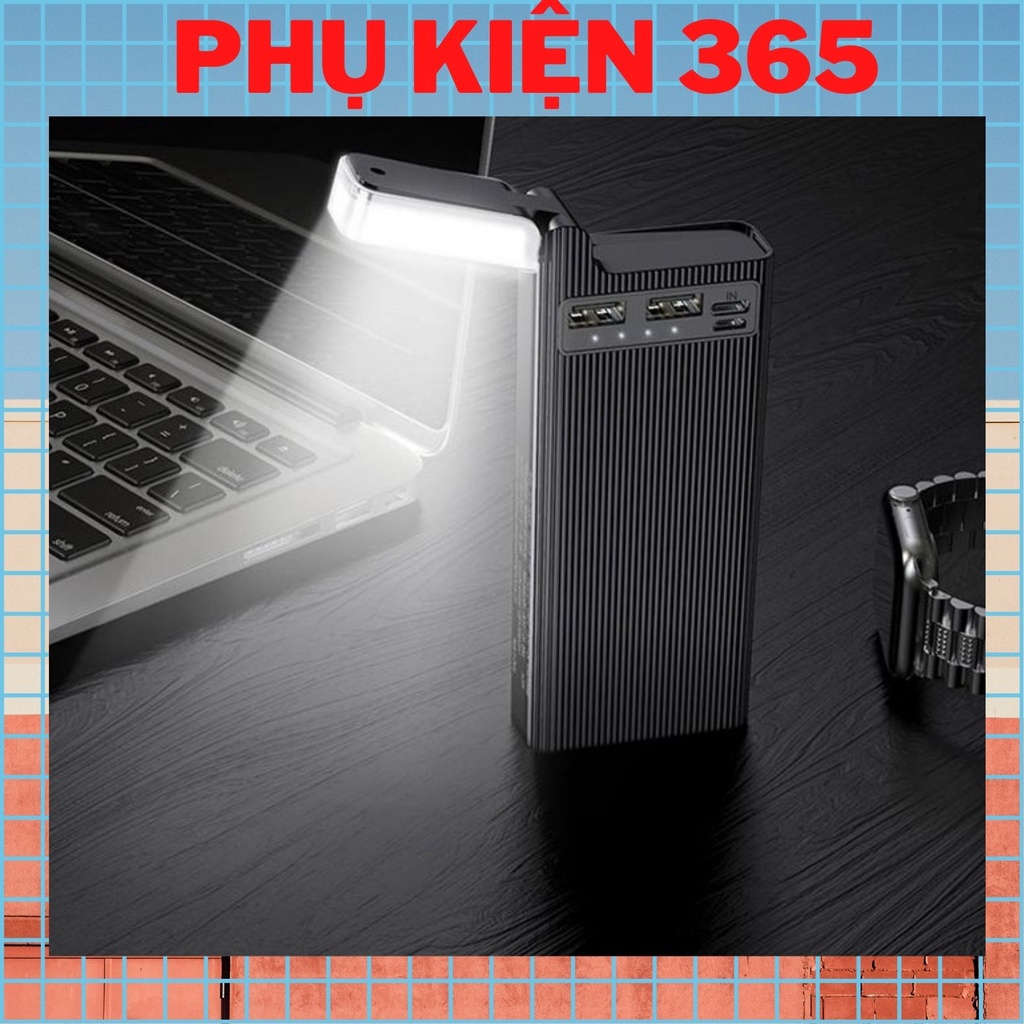 PIN SẠC DỰ PHÒNG HOCO J62A KIÊM ĐÈN ĐỌC SÁCH / ĐÈN SOI BAN ĐÊM, 2 CỔNG RA, TÍCH ĐIỆN 10000MAH - HÀNG CHÍNH HÃNG