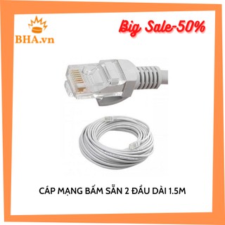 Dây tín hiệu cáp mạng bấm sẵn 2 mét
