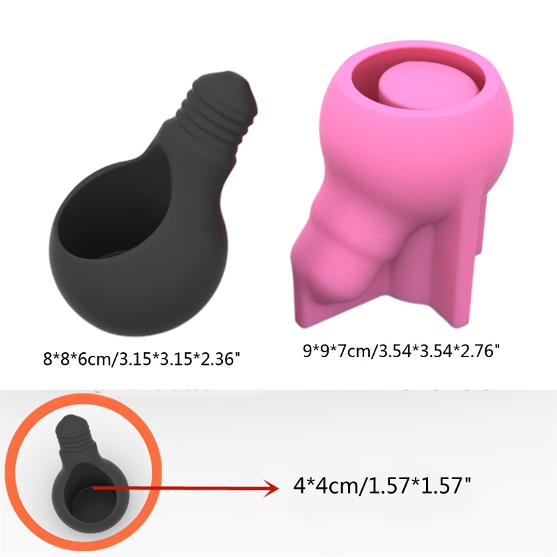 Khuôn Silicon Làm Chậu Hoa / Ống Đựng Bút Hình Bóng Đèn Dễ Thương