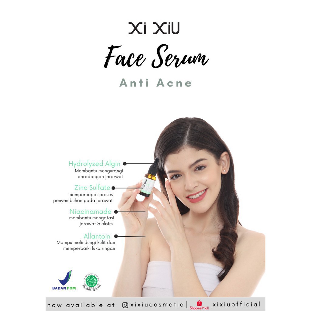 (hàng Mới Về) Serum Vitamin C Xiu Trị Mụn Làm Trắng Da 20ml