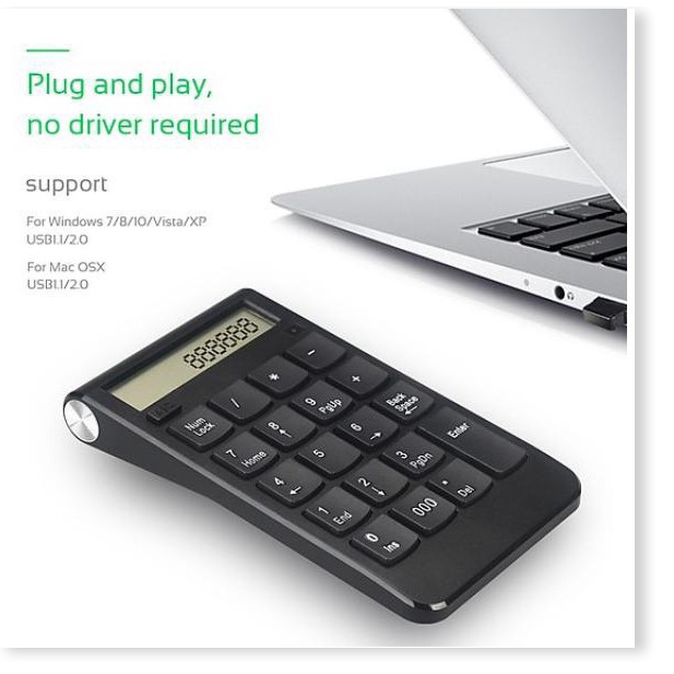 hàng new-  Máy tính Number Pad Wireless LCD Mac windows | BigBuy360 - bigbuy360.vn