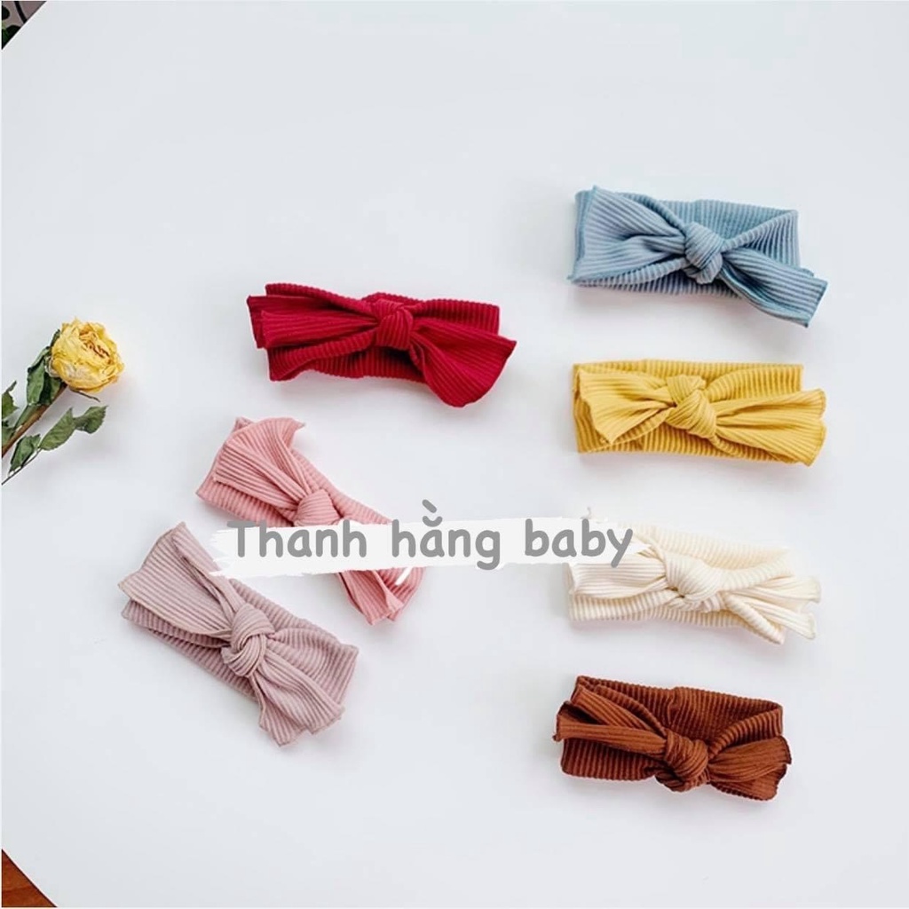 Turban Cho Bé Gái , Băng Đô Cho Bé Thanh Hằng Baby 0 Đến 1 Tuổi