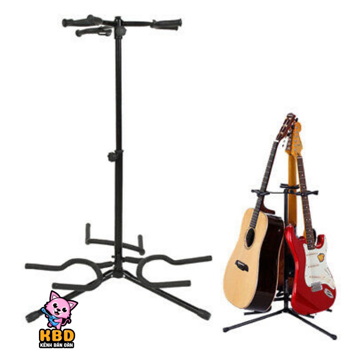 [Mã LIFEXANH03 giảm 10% đơn 500K] Giá để 3 đàn guitar tiện dụng KBD 23A6 - chân để đàn Guitar acoustic 3 cây