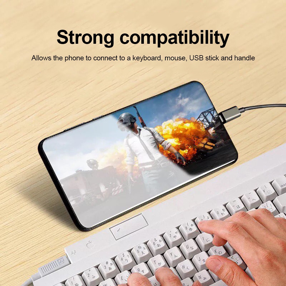 Dây Cáp Bàn Phím Chuột Chơi Game 3 Trong 1 Cho Điện Thoại Máy Tính Bảng Android