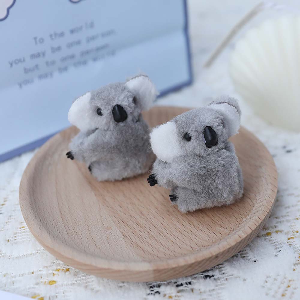 Kẹp Tóc Hình Gấu Koala Nhồi Bông Nhiều Màu Dễ Thương Cho Nữ
