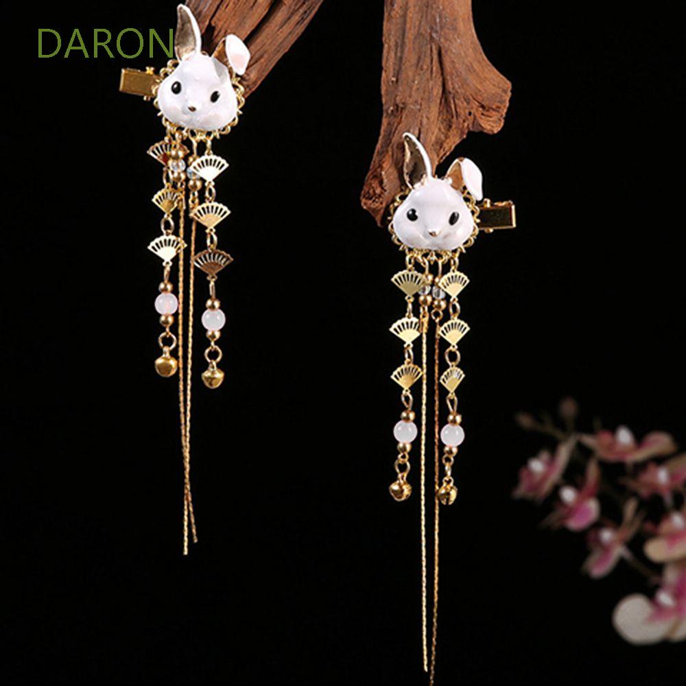 Kẹp Tóc Hình Thỏ Dễ Thương Dùng Hóa Trang Cho Nữ