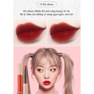 MS0004 Set 5 son kem MENGSIQI siêu mịn môi