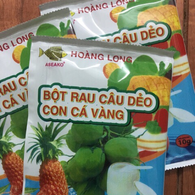 Bột thạch rau câu con cá