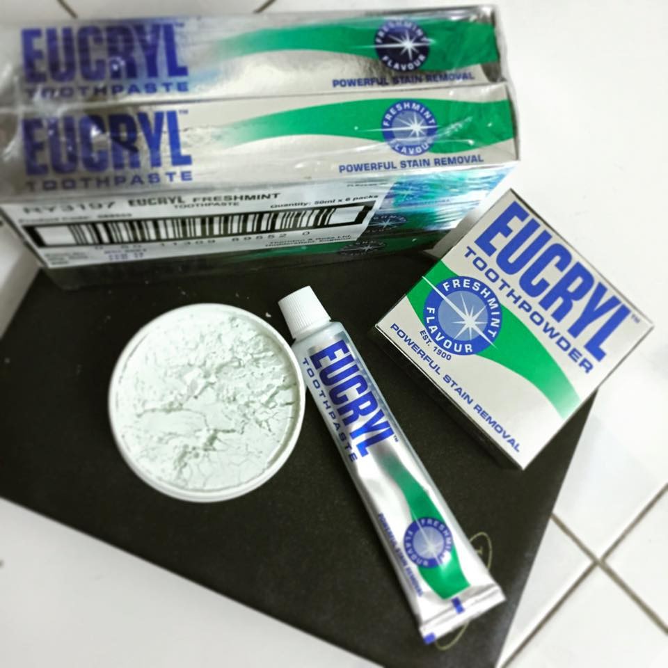 Kem Đánh Răng Làm Trắng Răng Hương Bạc Hà EUCRYL Tooth Paste Freshmint 62g - Hành Chính Hãng