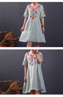[CÓ SẴN] Váy boho linen (có ảnh thật)