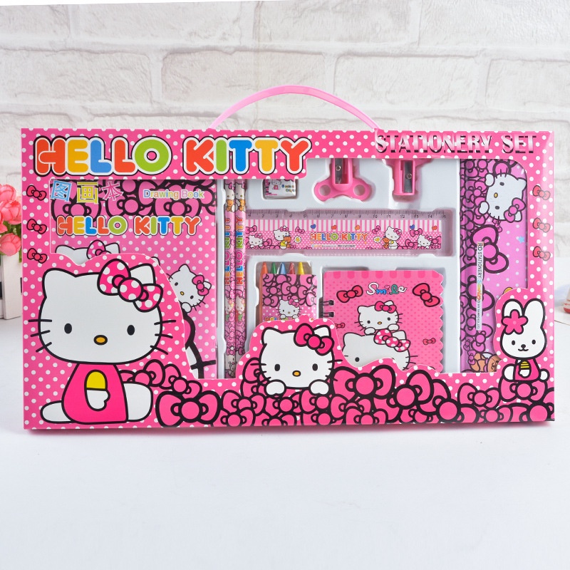 Bộ đồ dùng học tập 14 món dễ thương cho bé trai bé gái